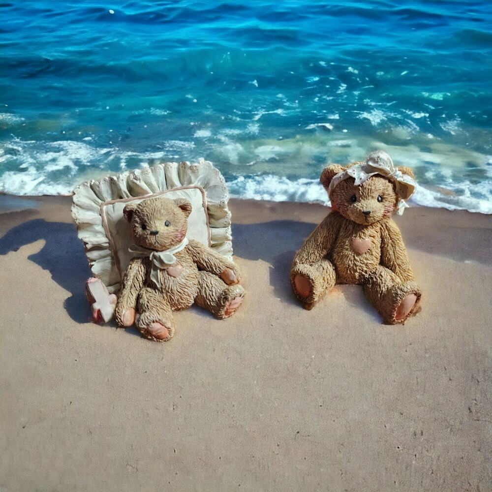 Lot of 2 Cherished Teddies Mandy and Sara